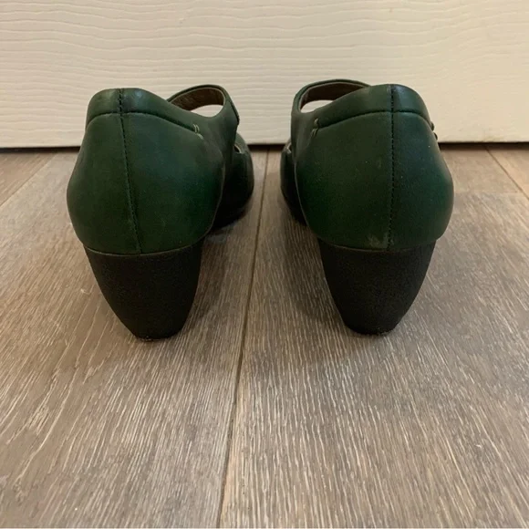 Camper Women's Lila Medio Dress Pump Green Mary Jane Shoes Sz EU 38 US 8 - Picture 6 of 11
